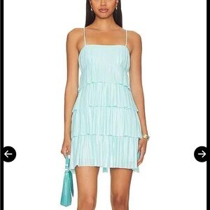 NWOT AMANDA UPRICHARD
Hila Dress In Baby Blue XS